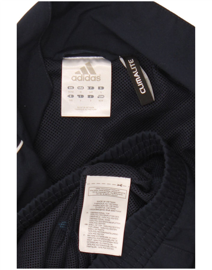 Giacca da tuta da uomo Adidas Climalite UK 40/42 Medio Blu Navy