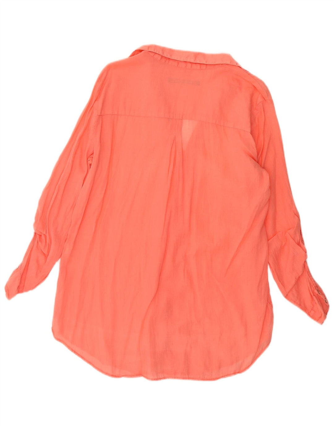 Top Blusa Donna Zara UK 14 Rosa Medio