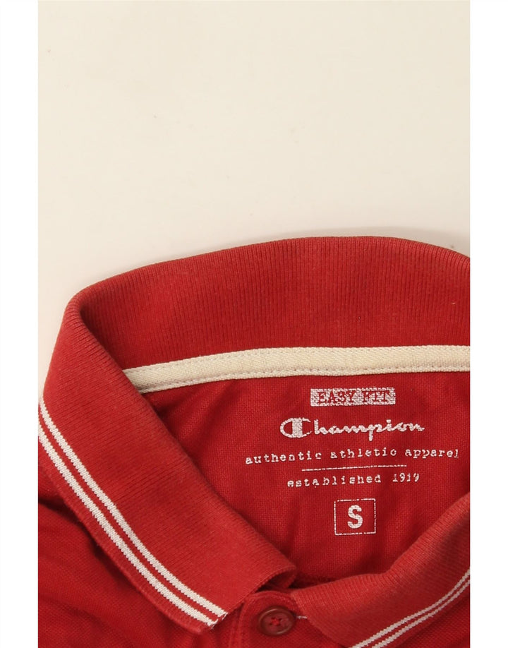 Polo da uomo Easy Fit CHAMPION piccola rossa