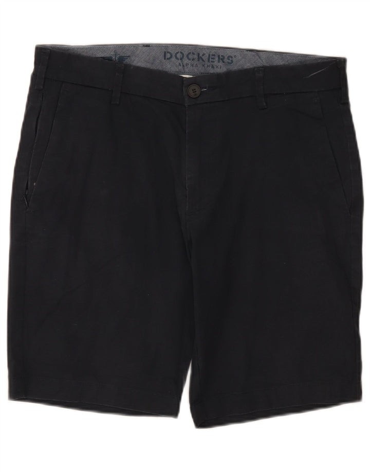 Pantaloncini chino da uomo Dockers W31 cotone nero medio