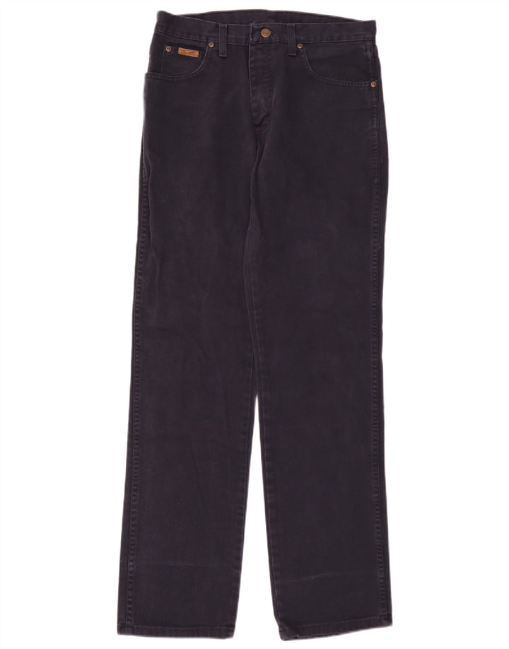 Jeans dritti da uomo Wrangler W30 L34 Blu Navy