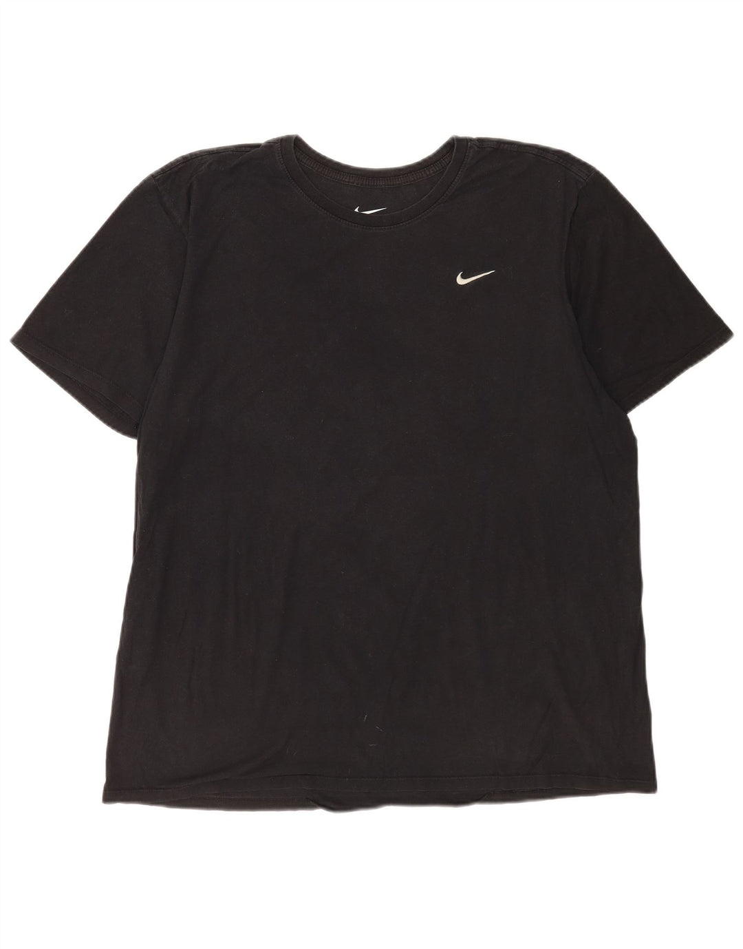 T-shirt Nike da uomo dal taglio atletico, XL, in cotone nero