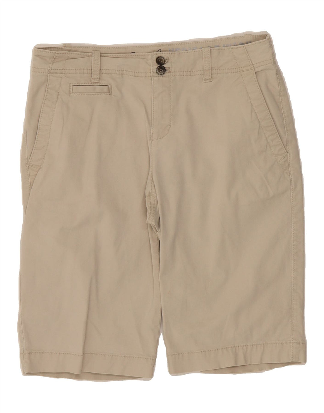 EDDIE BAUER Womens Bermuda Shorts US 2 XS W28 Beige Cotton Vintage Eddie Bauer and Second-Hand Eddie Bauer from Messina Hembry 
