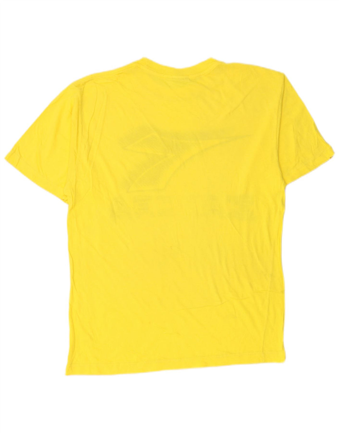 DIADORA T-shirt grafica da uomo Top in cotone giallo medio