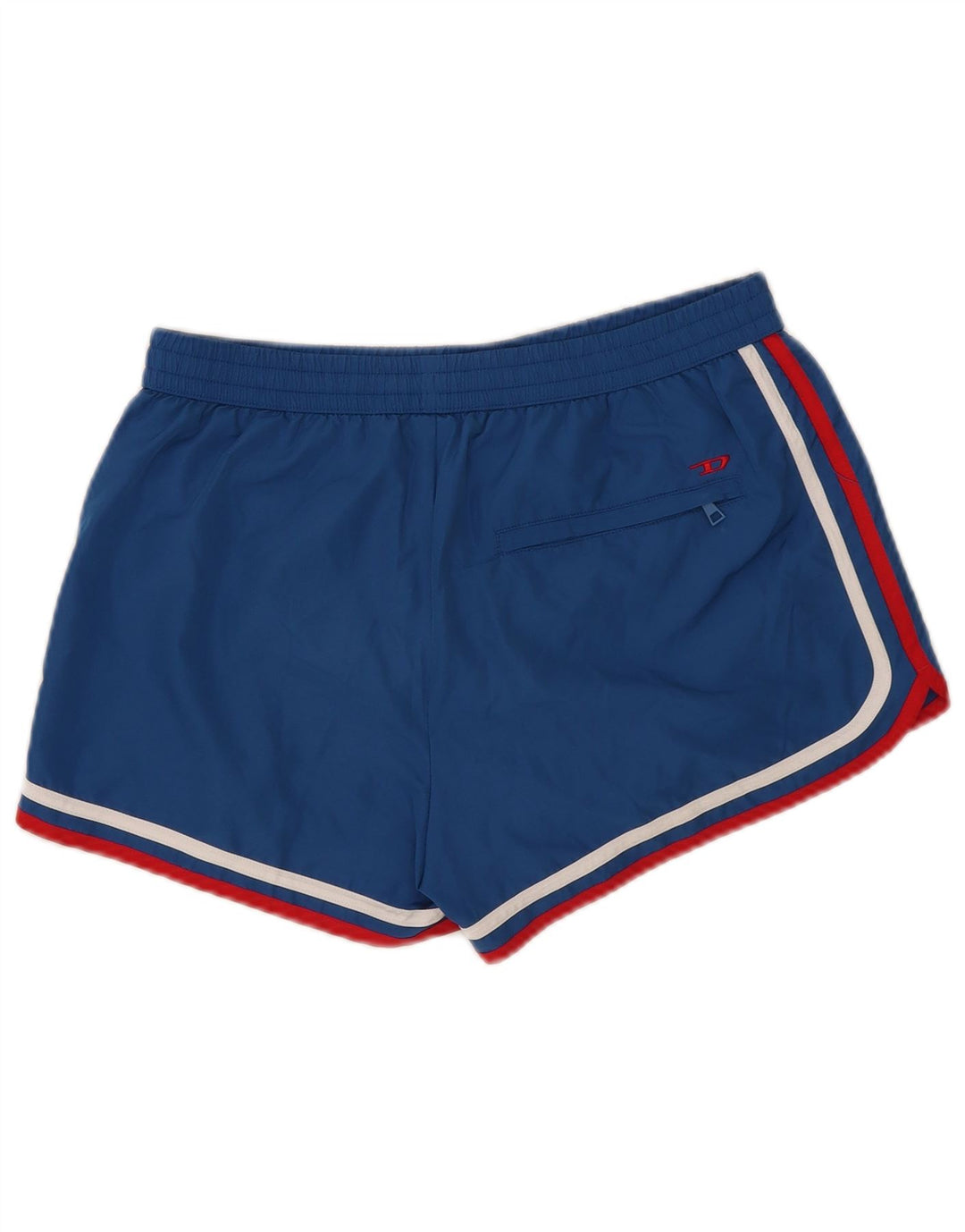 Pantaloncini sportivi da ragazzo Diesel 15-16 anni in poliestere a righe blu