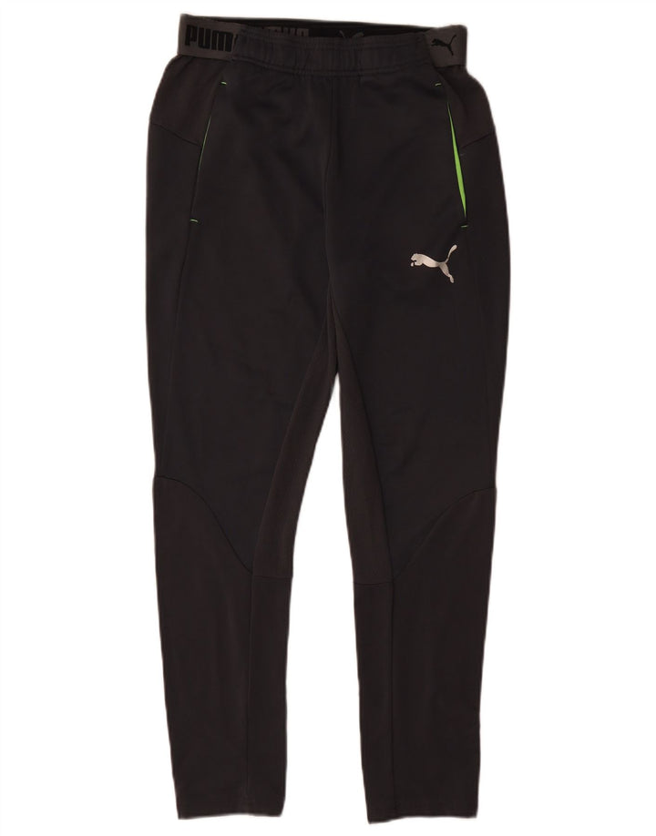 Pantaloni da tuta grafica da ragazzo Puma 13-14 anni Colorblock nero