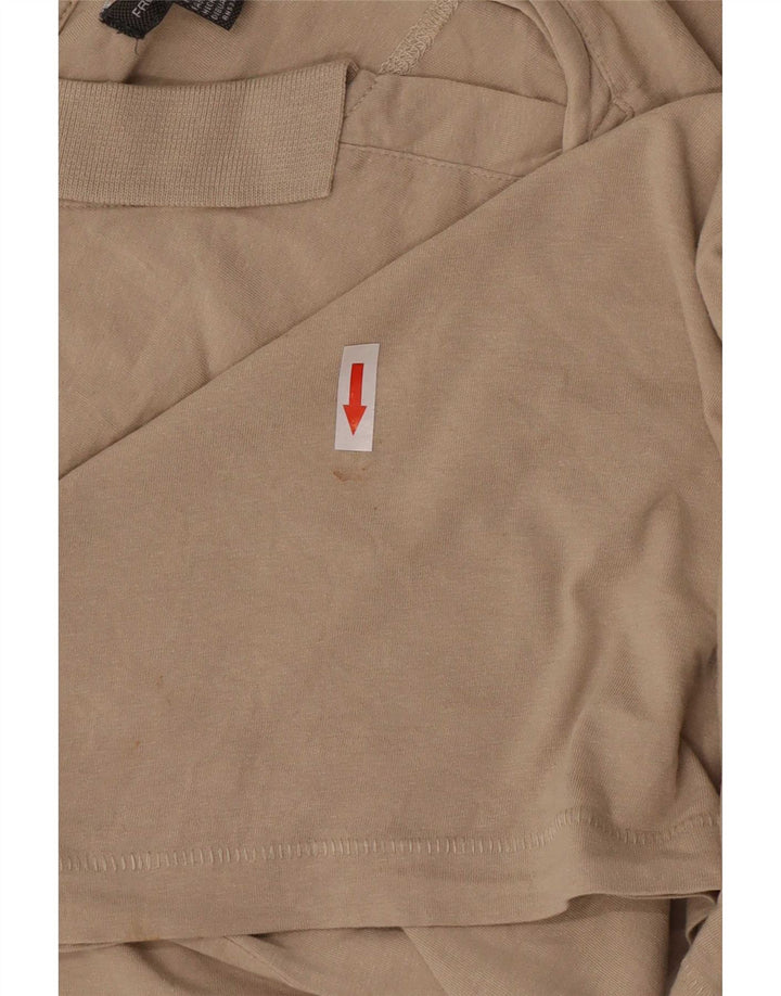 Polo da uomo French Connection XL in cotone beige
