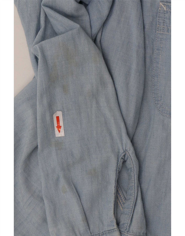 Camicia Carhartt da uomo vestibilità regolare in cotone blu medio