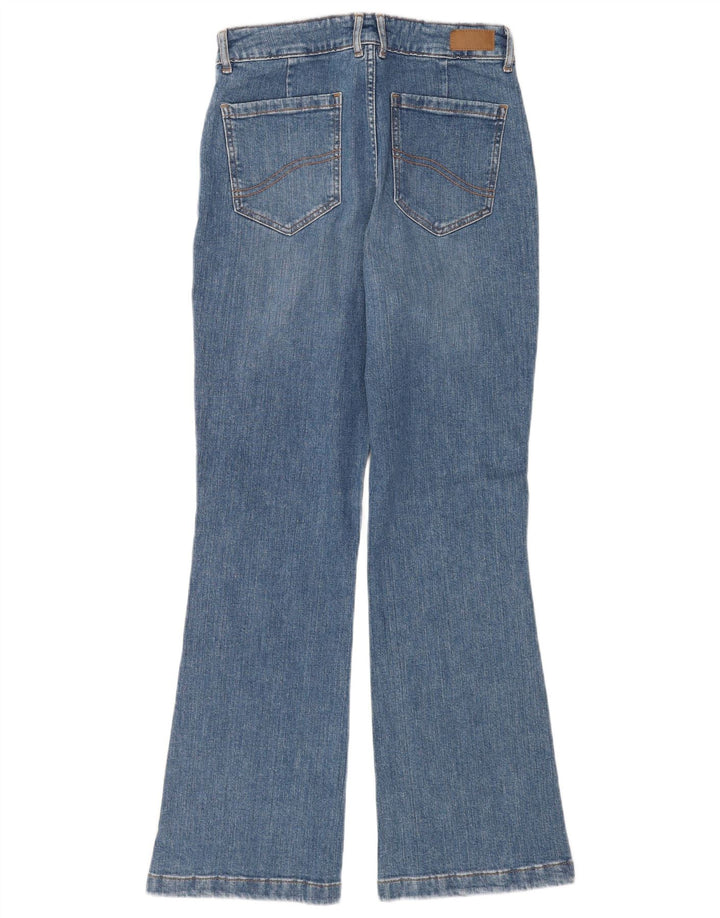 Jeans svasati da donna Fat Face Fly svasati UK 12 medio W30 L31 cotone blu