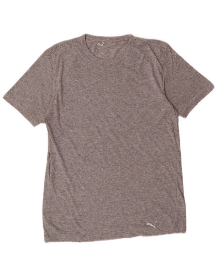 Maglietta PUMA da donna Top UK 14 Large in cotone grigio