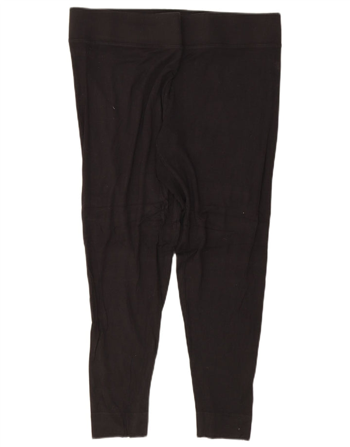 Leggings Capri da donna Marks & Spencer UK 18 XL viscosa nera
