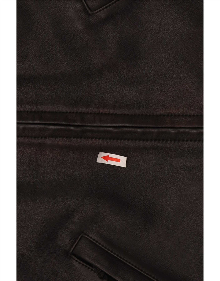 Giacca da motociclista in pelle da uomo Hein Gericke UK 38 Medium Black Colourblock