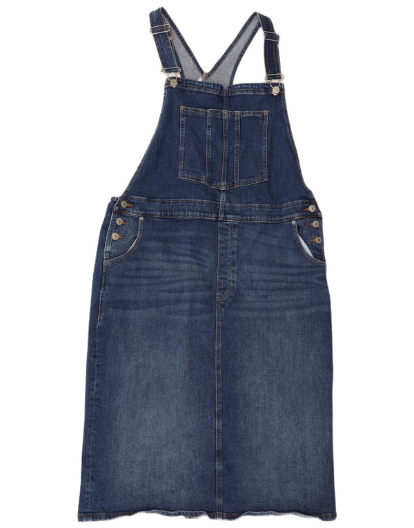 Abito salopette in denim da donna White Stuff UK 20 2XL Cotone blu