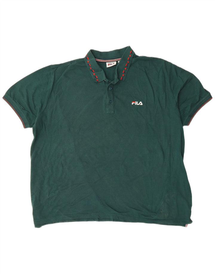 Polo da uomo Fila 2XL cotone verde