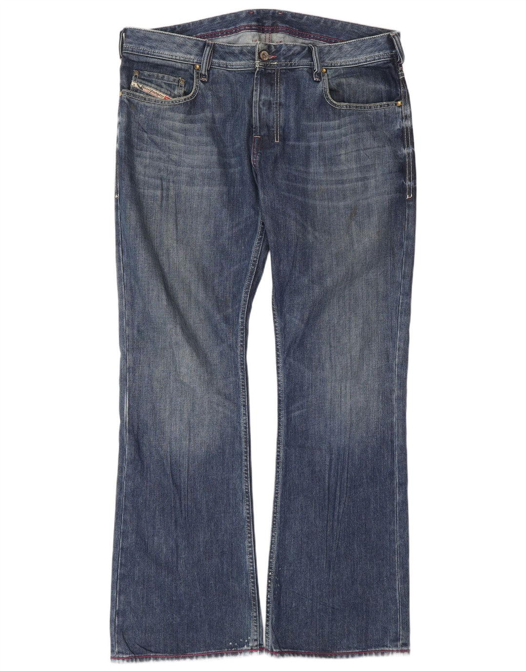 Jeans bootcut da uomo DIESEL W36 L34 cotone blu
