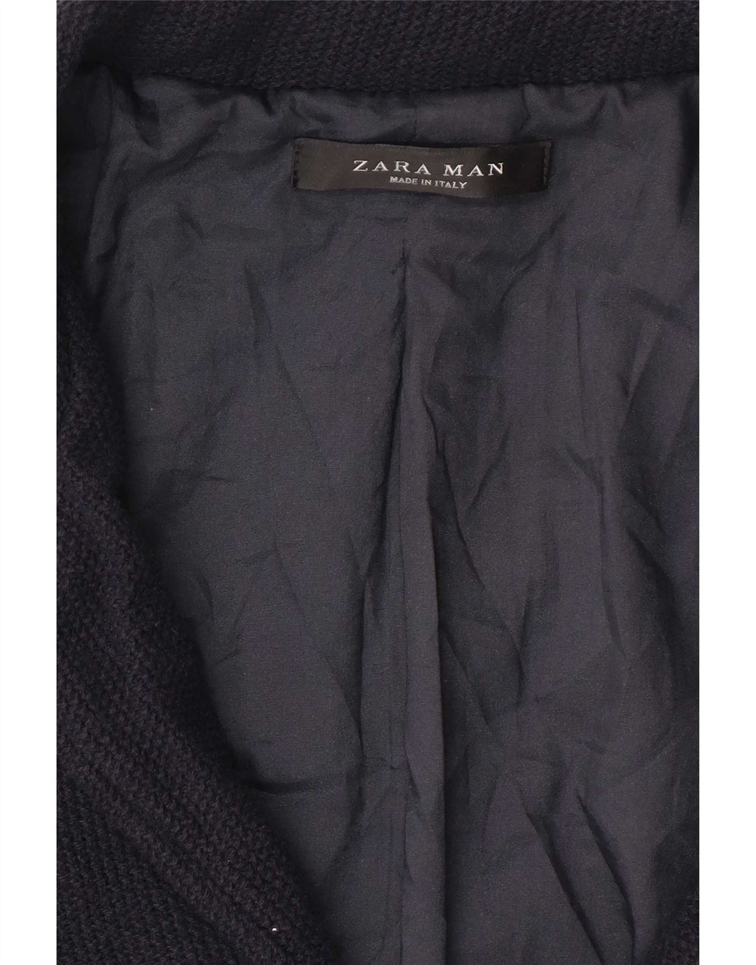 Zara Cappotto da uomo UK 36 Small Blu navy