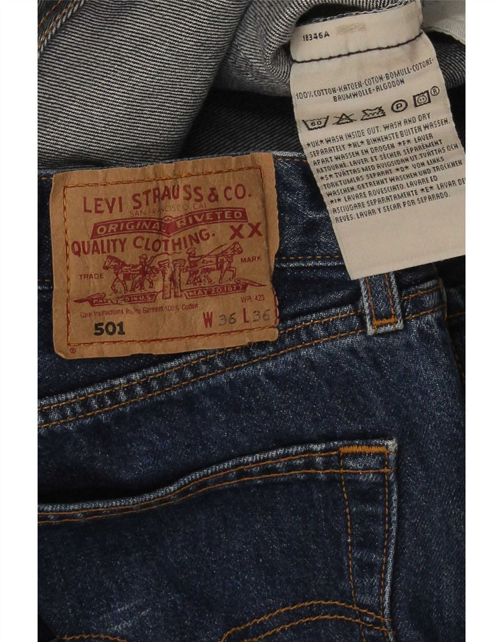 Levi's Uomo 501 Jeans dritti W36 L32 Cotone Blu