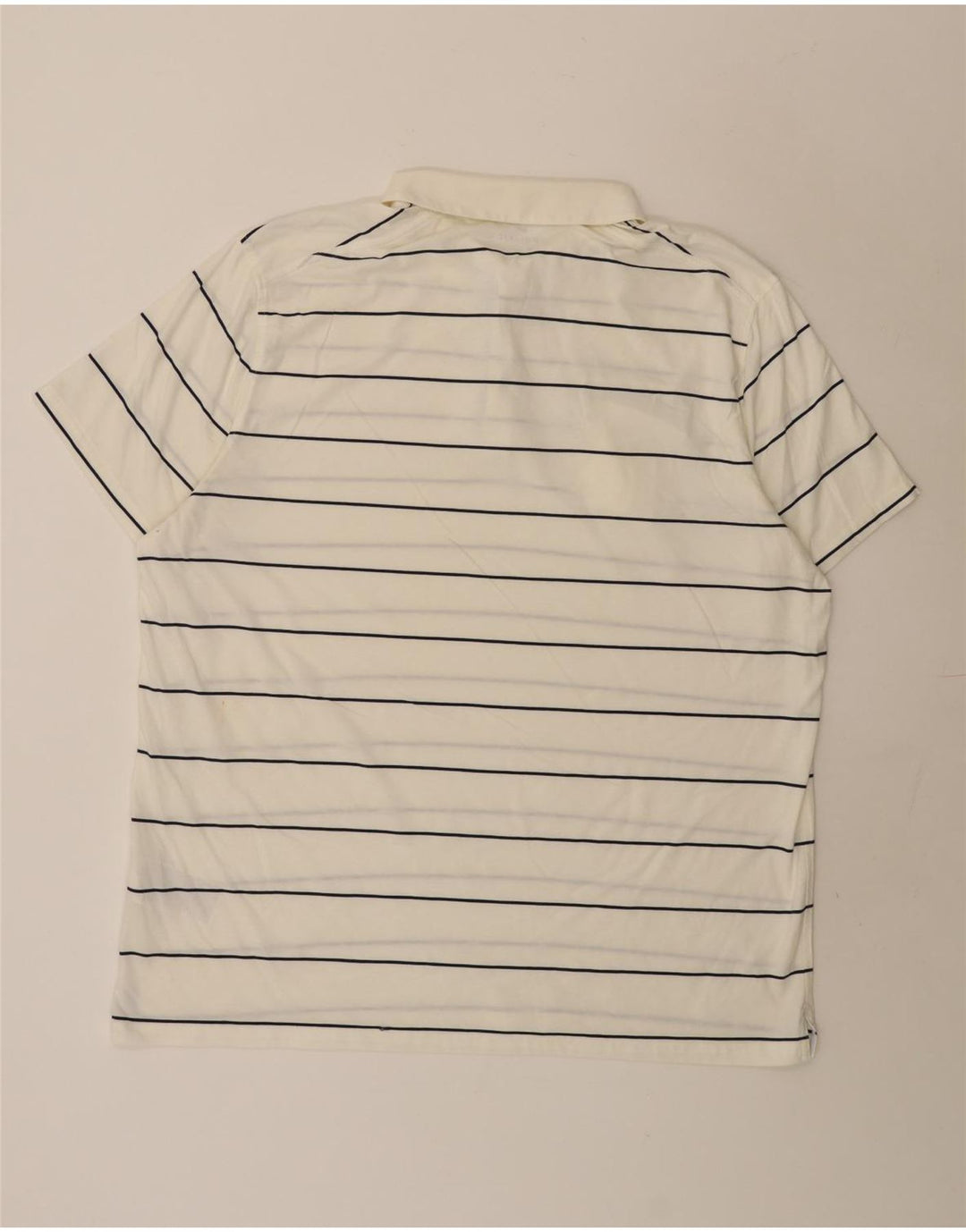 Polo Nike da uomo vestibilità regolare 2XL cotone a righe bianche