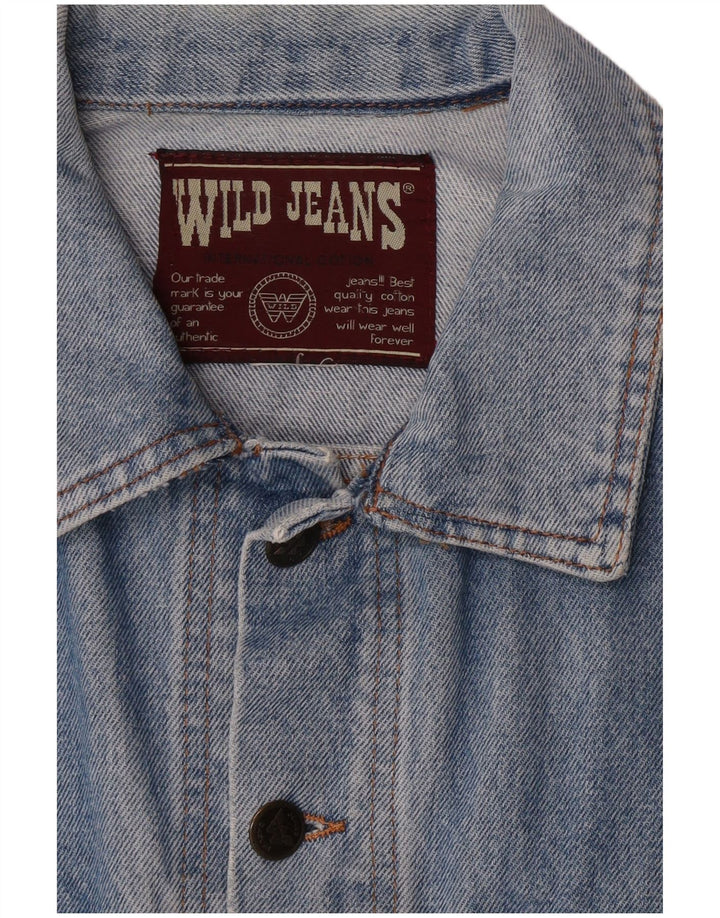 Giacca di jeans da uomo Wild Jeans UK 38 Blu medio