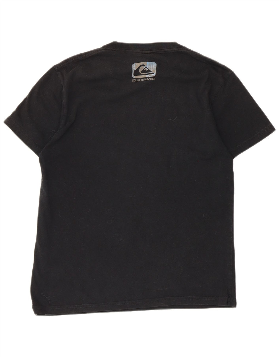 T-shirt grafica da uomo Quiksilver Top piccola nera