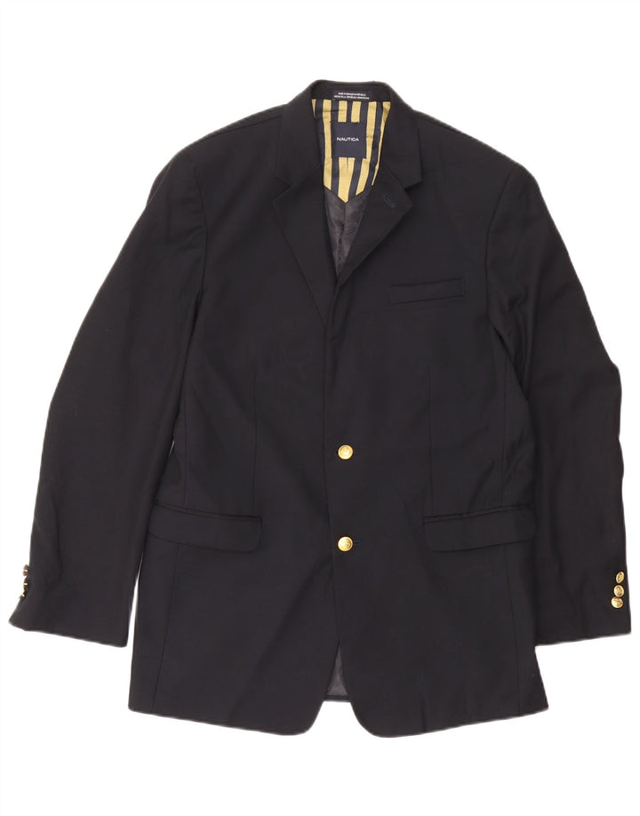 Giacca blazer a 2 bottoni Nautica da ragazzo 15-16 anni in poliestere blu navy