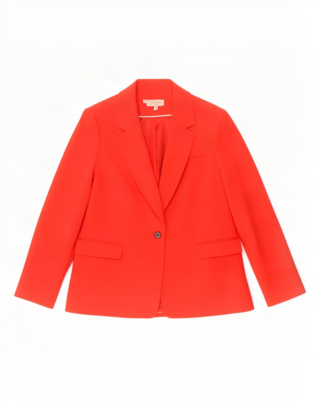 Giacca blazer da donna a 1 bottone Hobbs UK 18 XL poliestere rosso
