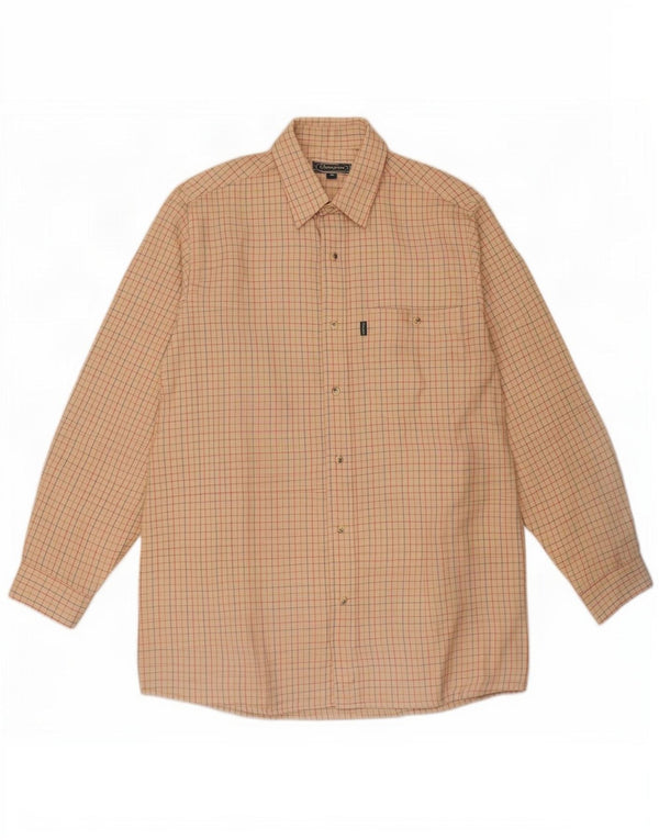 Camicia da uomo Champion Poliestere a quadri beige medio
