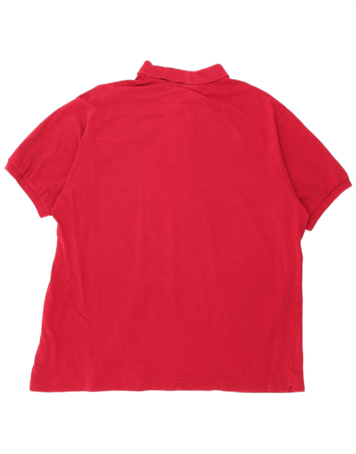 Polo da uomo LACOSTE taglia 8 3XL cotone rosso
