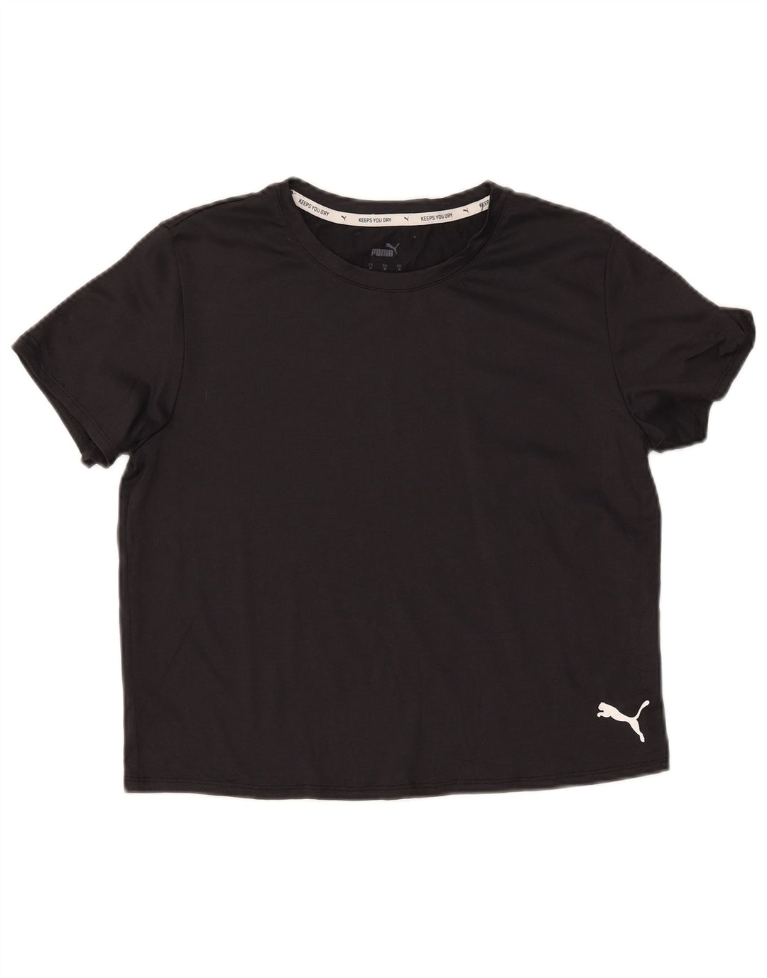 T-shirt corta da donna PUMA UK 14 media nera