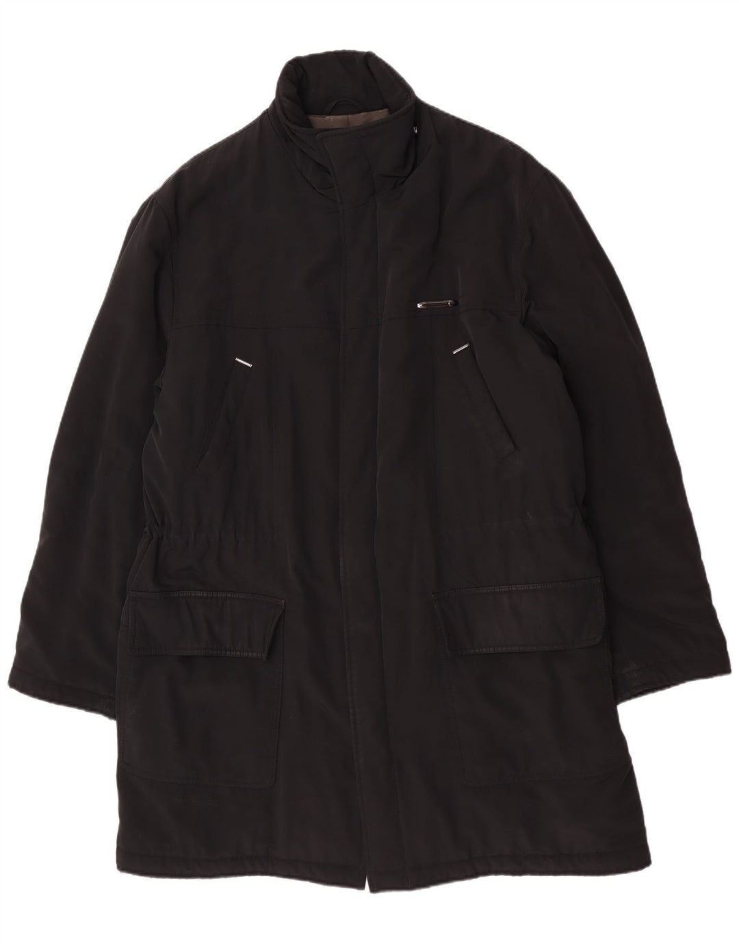 Cappotto da uomo Piero Guidi UK 42 XL Poliestere nero