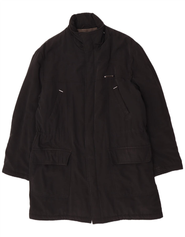 Cappotto da uomo Piero Guidi UK 42 XL Poliestere nero