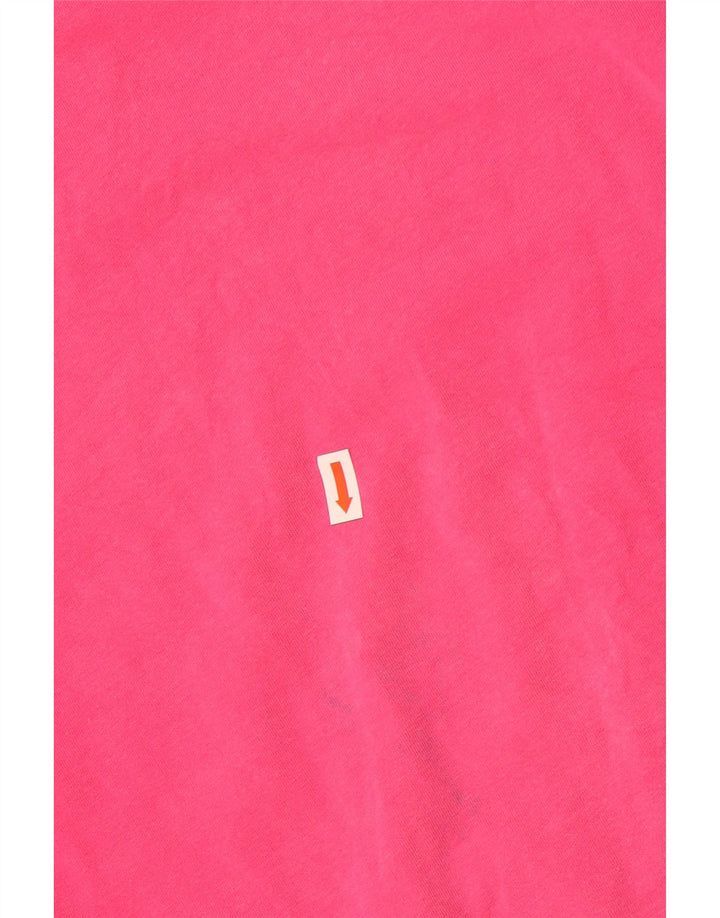 T-shirt grafica da donna Puma UK 12 Medium Pink Colourblock