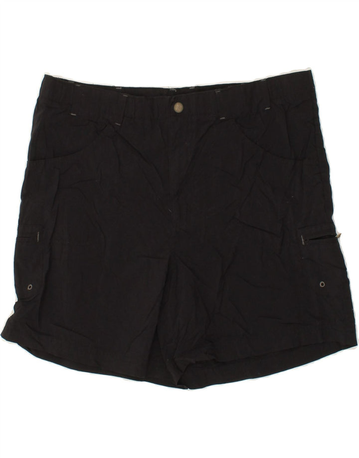 COLUMBIA Womens Cargo Shorts W34 Large Black Nylon Vintage Columbia and Second-Hand Columbia from Messina Hembry 