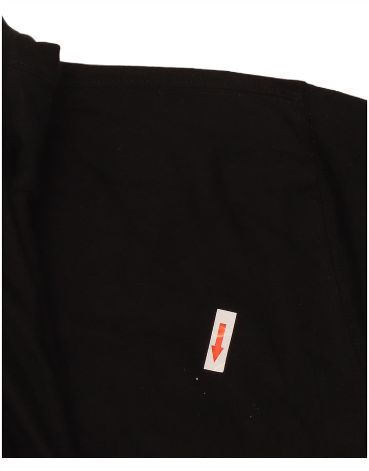 T-shirt corta da donna H&M Top UK 14 cotone nero medio