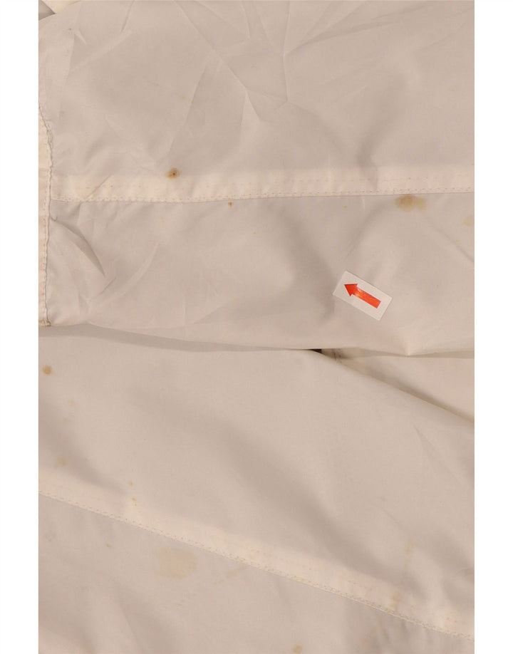 SERGIO TACCHINI Giacca Antipioggia Donna IT 42 Medium Bianco Poliestere