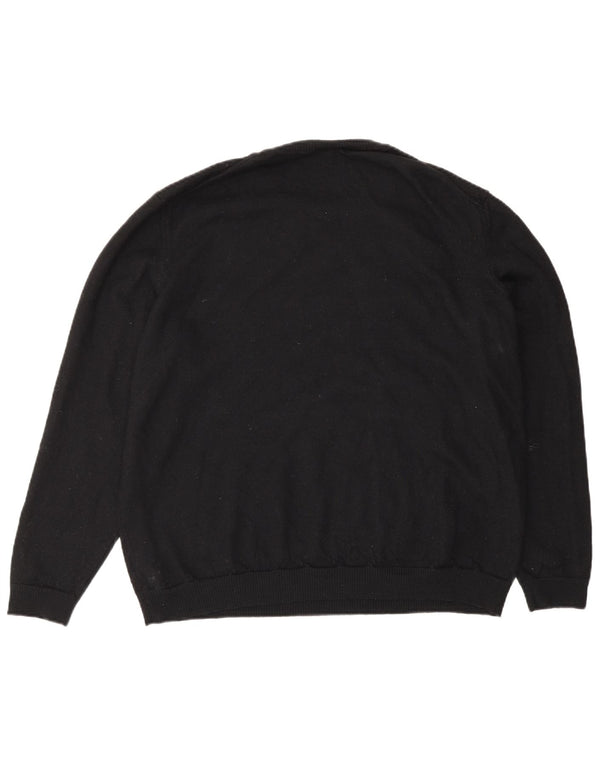 Maglione maglione girocollo da uomo Hugo Boss nero medio