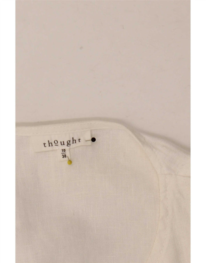 Cardigan da donna Thought Top UK 10 piccolo bianco