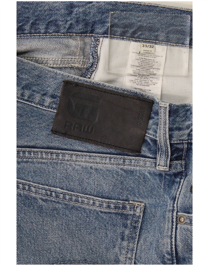 Jeans dritti da uomo G-Star W31 L32 cotone blu