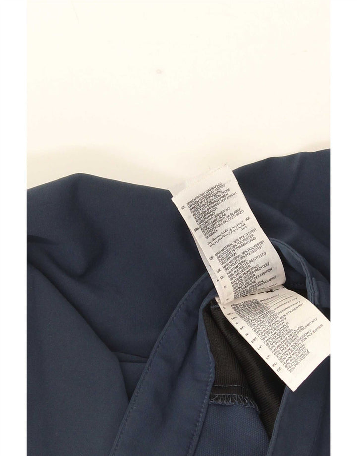 Pantaloni chino slim da uomo Adidas W36 L30 poliestere blu navy