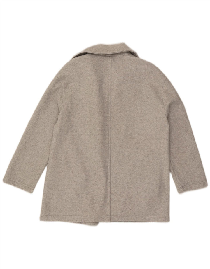 Maglione cardigan oversize da donna Zara UK 14 Poliestere grigio medio