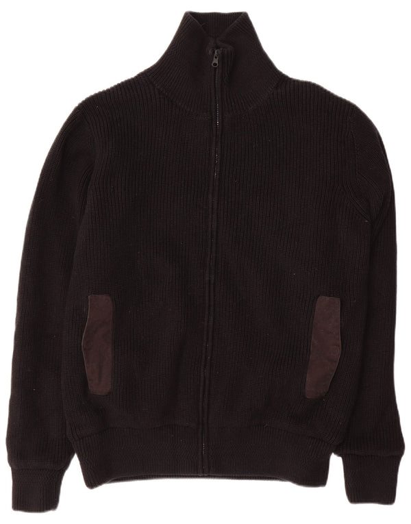 Maglione cardigan da uomo Pacific Trail in cotone nero medio