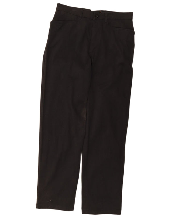 Pantaloni casual dritti da uomo Avirex W30 L30 cotone nero
