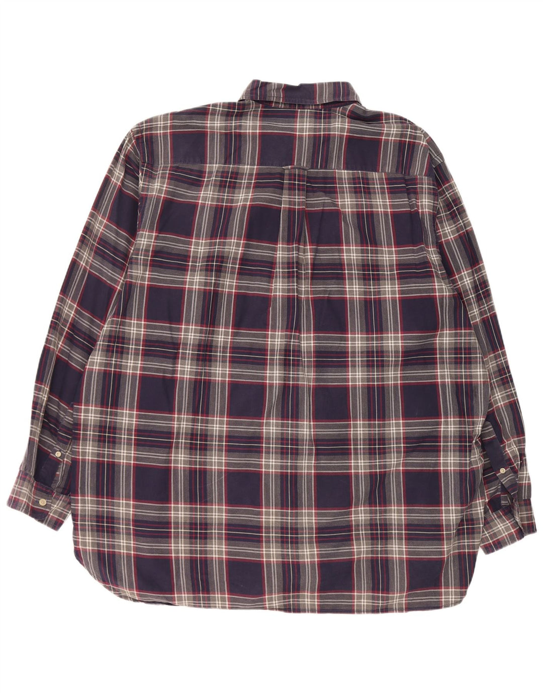 Camicia da uomo in flanella Nautica 2XL cotone a quadri blu navy
