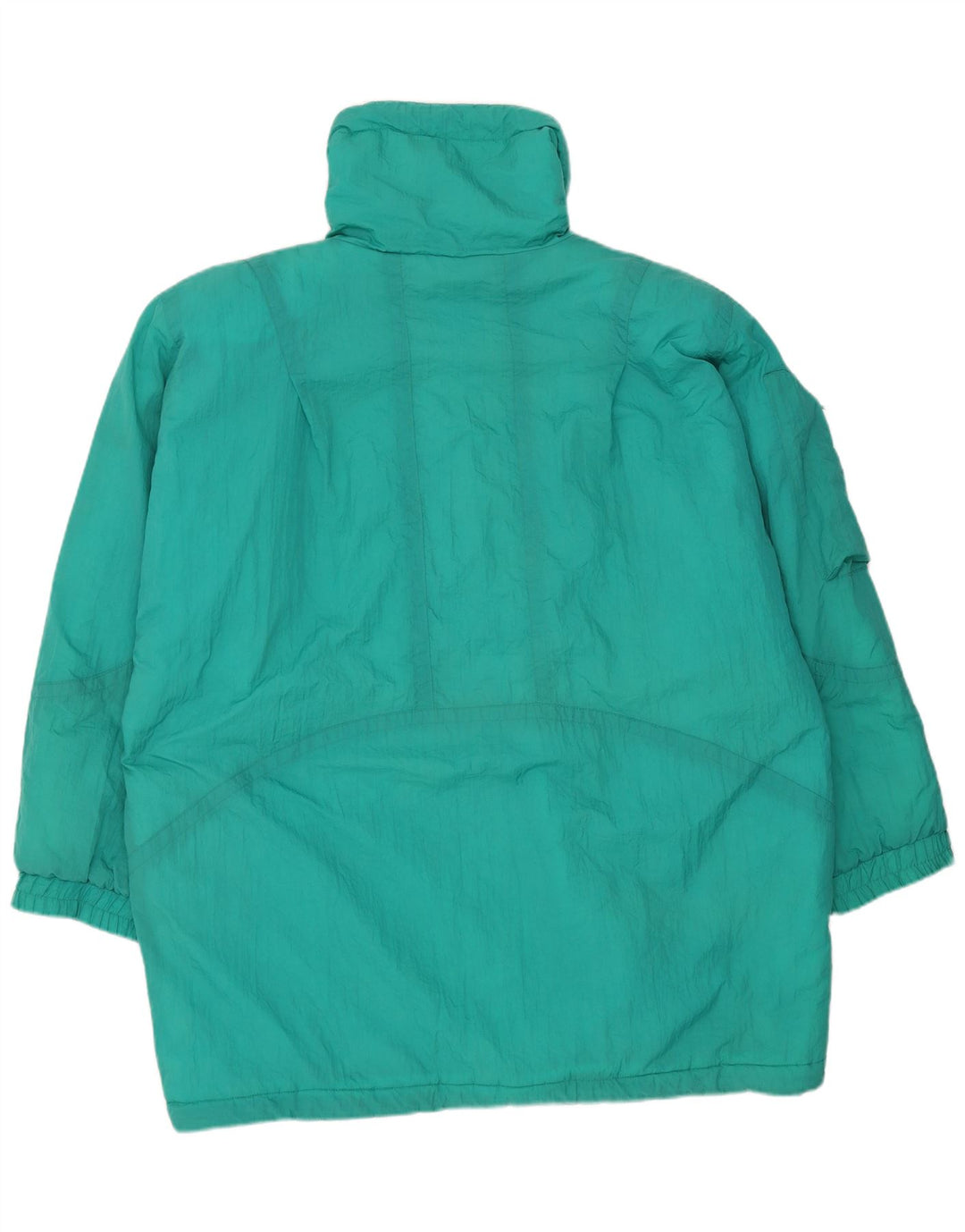 Cappotto imbottito oversize da donna vintage EU 46 XL Nylon verde