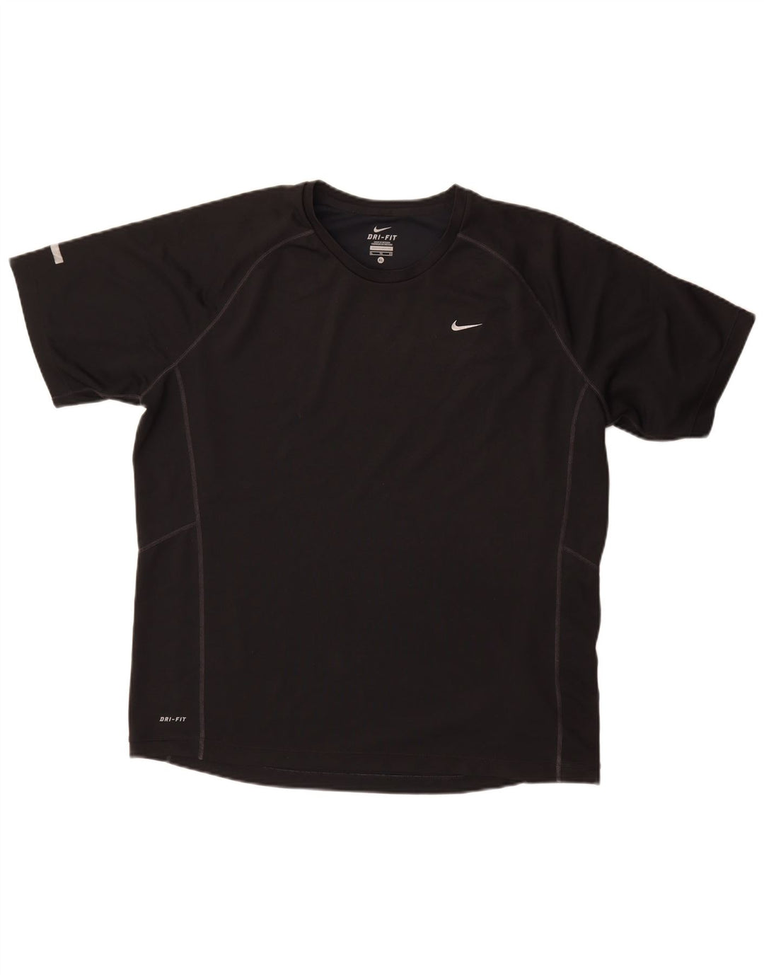 T-shirt Nike Dri Fit da uomo XL nera in poliestere