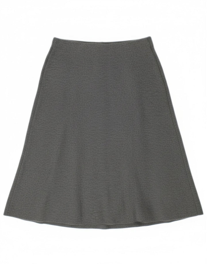 Gonna a trapezio da donna Zara piccola W28 poliestere grigio