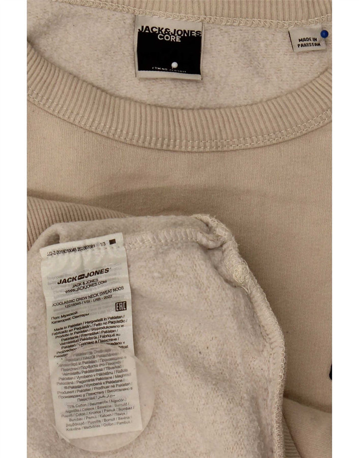 Jack & Jones Felpa da uomo Maglione piccolo in cotone beige