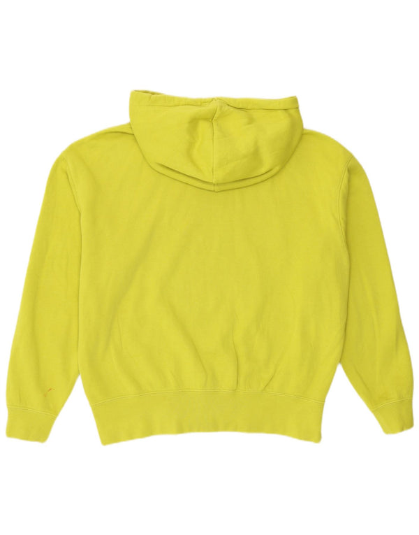 Felpa con cappuccio oversize da donna Nike UK 10 piccola in cotone verde