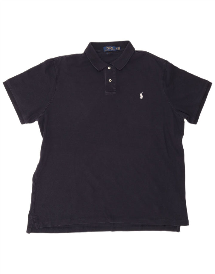 POLO RALPH LAUREN Polo da uomo vestibilità classica XL in cotone blu navy