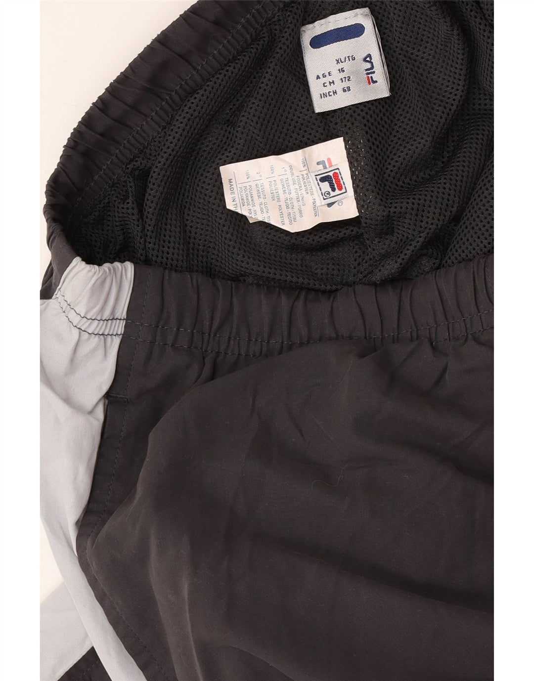 Pantaloni da tuta con grafica FILA da ragazzo, pantaloni da jogging, 15-16 anni, colore grigio